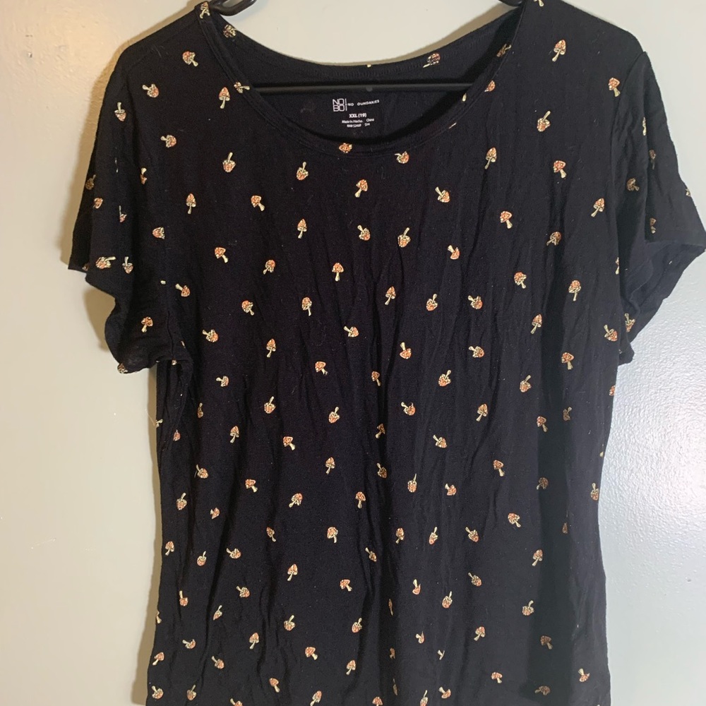 No Boundaries Mushroom Tee